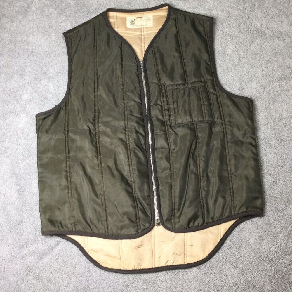 Vintage Western Auto Supply Co. REVELATION MENS M Puffer Vest Green‎ Hunting